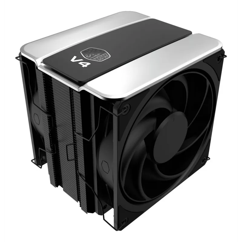 Processor-luchtkoeler Cooler Master V4 Alpha 3DHP, 120mm-ventilator, LGA1700/AM5-compatibel, zwart