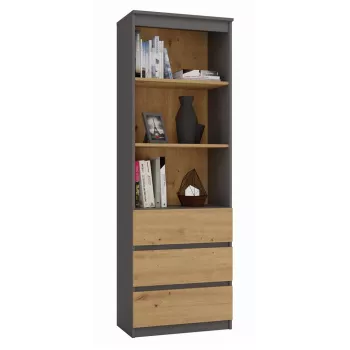 Kantoorstelling Top e shop RS-60 ANT/ART KPL — 3 legplanken, spaanplaat, 600×350×1800 mm