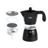 Espressomachine Adler AD 4421 — 15 bar pomp, zwarte behuizing
