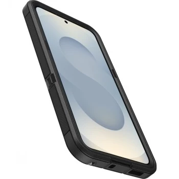 OtterBox Defender XT Clear Magnets voor Samsung Galaxy S25 transparant/zwart displaybeschermfolie van gehard glas