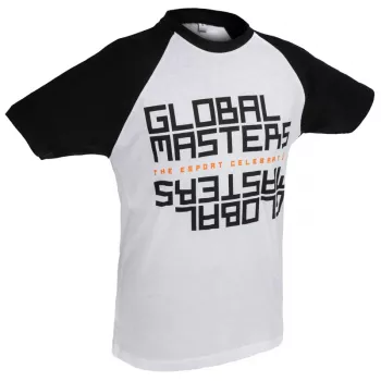 Global Masters T-shirt GM Text - wit (L)
