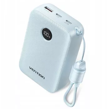 Powerbank Vention FKBL0-C 20000 mAh, 2x USB-C + 1x USB-A, blauw