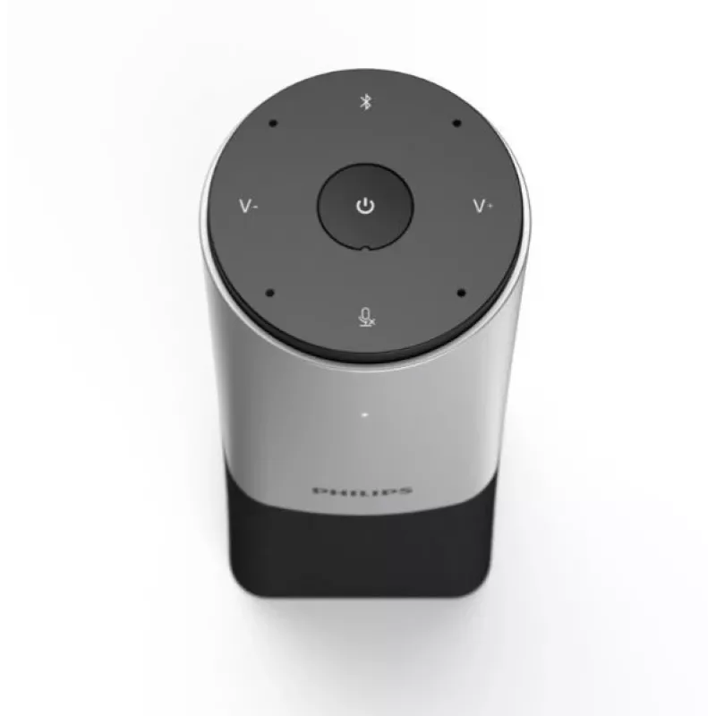 Philips PSE0540 Smart Meeting draagbare vergadermicrofoon, USB-C, zwart/zilver
