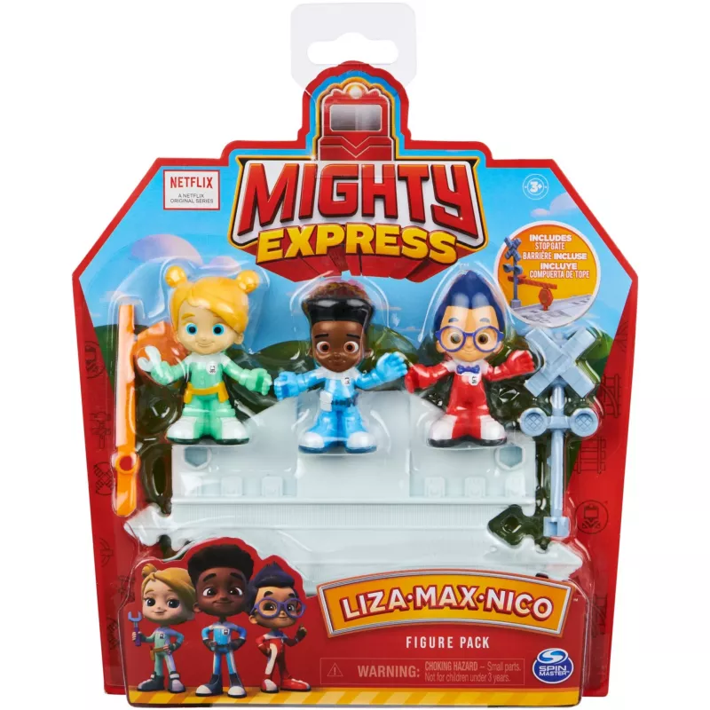 Mighty Express kinderfiguren 3-delige set, speelfiguur