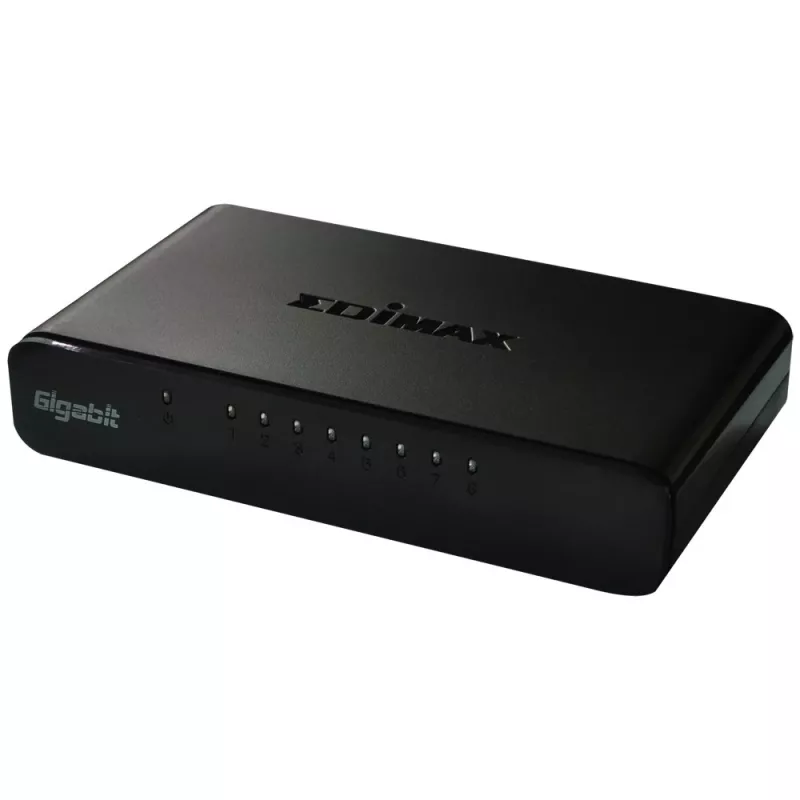 Edimax ES-5800G V3 netwerkswitch unmanaged Gigabit Ethernet (10/100/1000) zwart