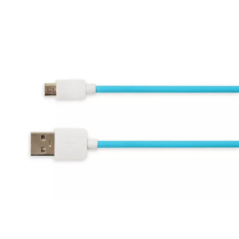 USB 2.0 kabel IBOX IKUMD3A — USB A naar Micro-USB B, 1 m, blauw