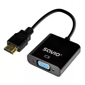 Savio adapter HDMI-VGA AK-75