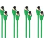 Netwerkkabel ShiverPeaks SC08-41033-4 Cat8.1 F/FTP (FFTP) 2 m RJ-45 vergulde contacten, groen