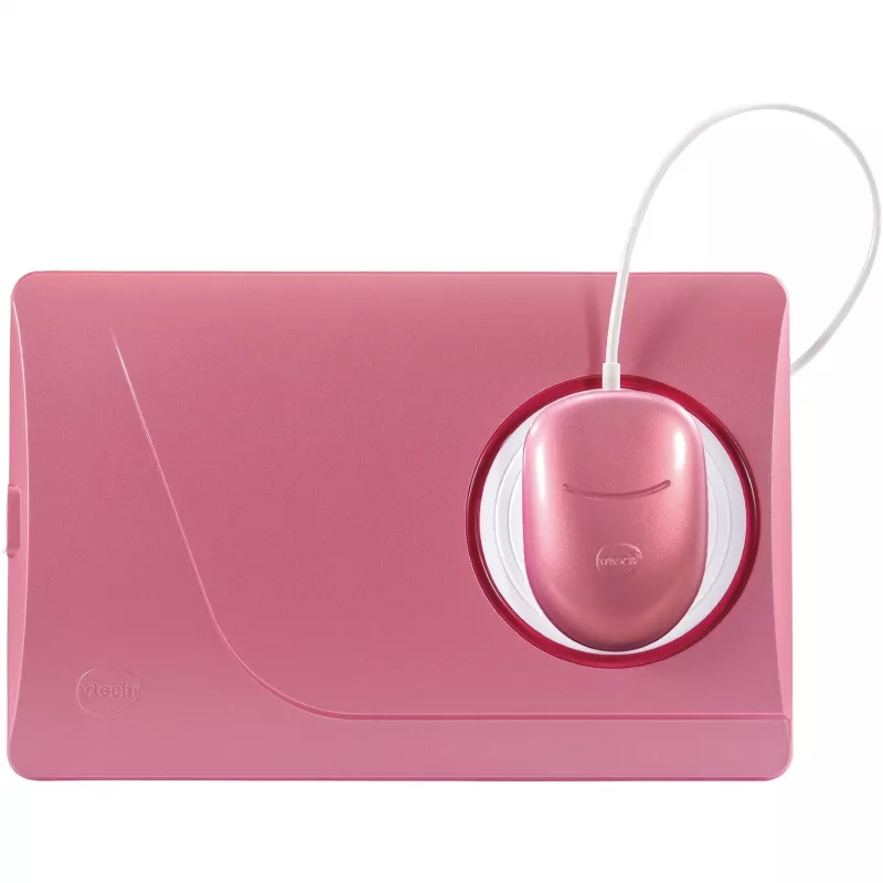VTech Genio leerlaptop roze — kinderleerlaptop, interactief leer- en speelapparaat