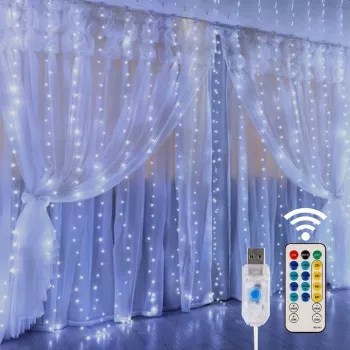 LED-gordijn Extralink KURTYNA LED 3x3 met afstandsbediening (model EX.73172)