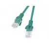 Patchkabel CAT.6 UTP LANBERG PCU6-20CC-0025-G — 0,25 m, RJ-45 stekker-stekker, CCA, 250 MHz, groen, 10-pack