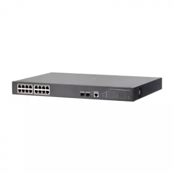 Dahua Technology PoE DH-PFS4218-16GT-240 netwerkswitch managed Gigabit Ethernet (10/100/1000) Power over Ethernet (PoE) zwart