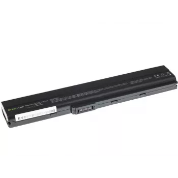 Accu Groen Cell AS02 voor ASUS K52-serie — Li-Ion 4400 mAh, 11,1 V, 6 cellen, zwart