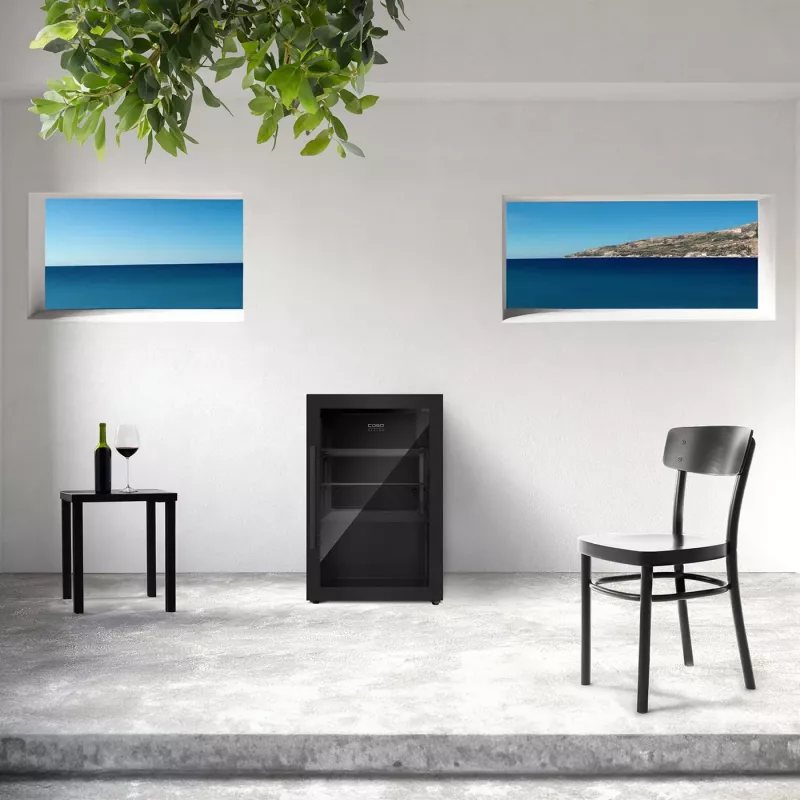 Caso | Barbecue Cooler | S-R | energie-efficiëntieklasse A | vrijstaand | zwart