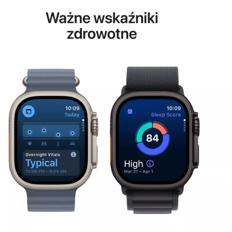 Smartwatch Apple Watch Ultra 3 GPS + Cellular 49mm Black Titanium Case met Black Titanium Milanese Loop Medium