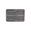 Tafel Outwell Coledale M Grijs — aluminium tafelblad en frame, 680×1000 mm, hoogte 56 cm