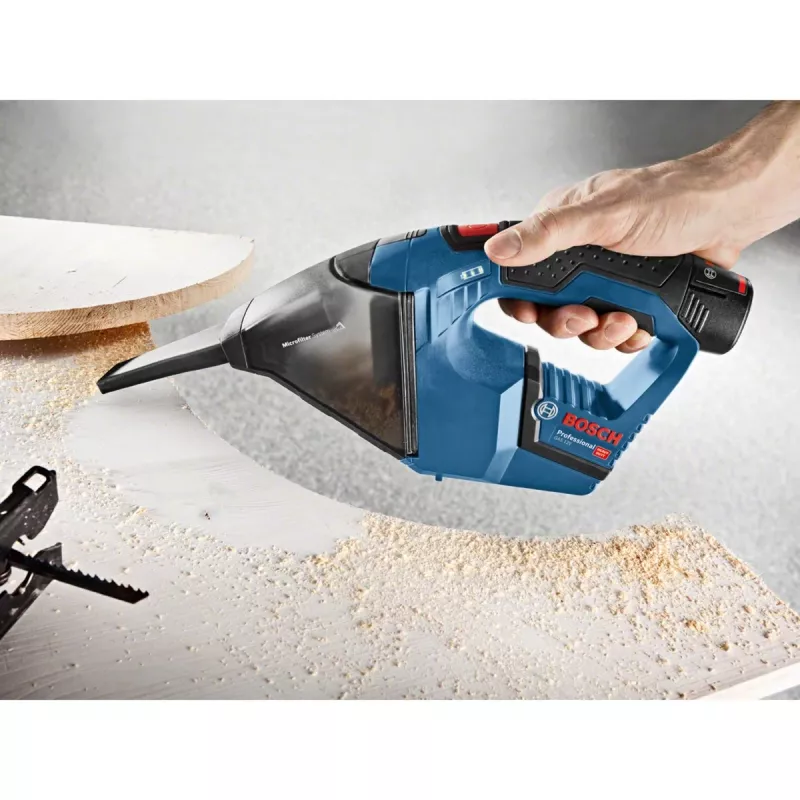 Bosch GAS 10,8 V-LI handstofzuiger blauw zakloos