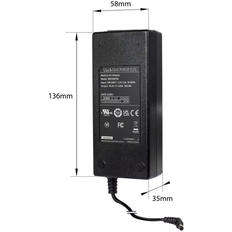 ALLNET ALL-MC116SPV-VDSL2 point-to-point VDSL2-vectoring-bridgemodem, 2x PoE IEEE 802.3at-poorten, unmanaged, zwart