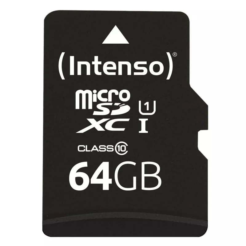 Intenso Performance - flashgeheugenkaart (microSDXC met SD-adapter) - 64GB - UHS-I U1 / Class10 - microSDXC UHS-I (3424490)