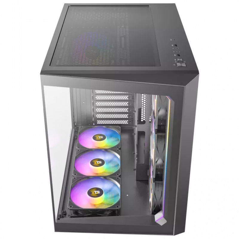 PC-behuizing Antec C5 midi tower zwart