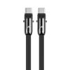 2in1 USB-C kabel 1m zwart