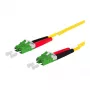 METZ CONNECT OpDAT patchkabel LC-D APC/LC-D APC OS2 3,0 m - kabel