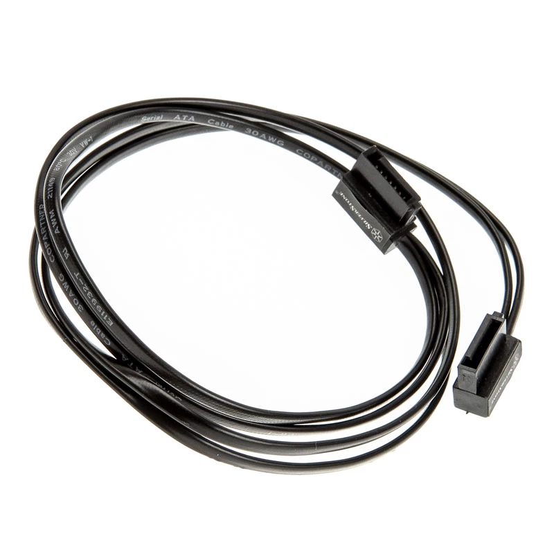 SilverStone SST-CP11B super low profile SATA-kabel - 50 cm, zwart