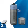 BRITA Active waterfilterfles 600 ml pastelblauw met filters