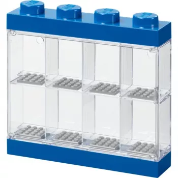 Room Copenhagen LEGO minifiguren-vitrine blauw (blauw/transparant)