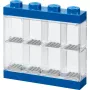 Room Copenhagen LEGO minifiguren-vitrine blauw (blauw/transparant)