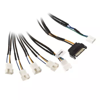 Akasa Flexa FP5S PWM-verdeelkabel (5 ventilatoren) - gesleeved, 45 cm (AK-CBFA07-45)