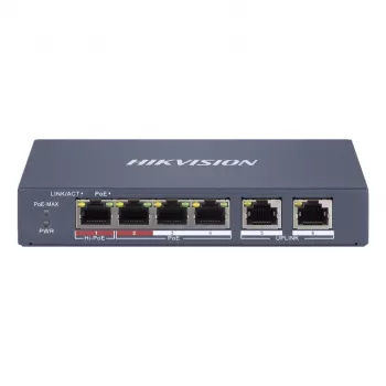 Managed switch Hikvision DS-3E1106HP-EI 6 poorten PoE Fast Ethernet