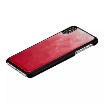 Smartphonehoesje iKins voor iPhone XS Max – roze meer met zwarte accenten