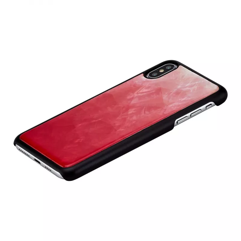 Smartphonehoesje iKins voor iPhone XS Max – roze meer met zwarte accenten