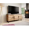 Cama sideboard LOTTA 150 3D wotan eiken + mat zwart