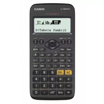 Wetenschappelijke zakrekenmachine CASIO FX-350CE X — 379 functies, 16-cijferig lcd, batterijgevoed (AAA), zwart, zakformaat