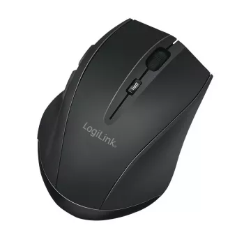 Logilink draadloze muis BT5.0, ergonomisch, zwart
