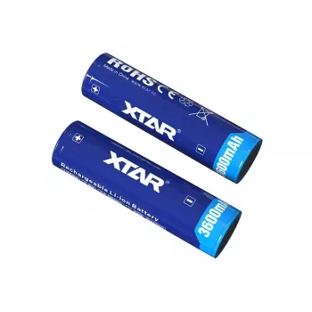 Oplaadbare Li-Ion-accu XTAR BAT0669 18650 3,6 V 3600 mAh, Ø 18,5×68,8 mm