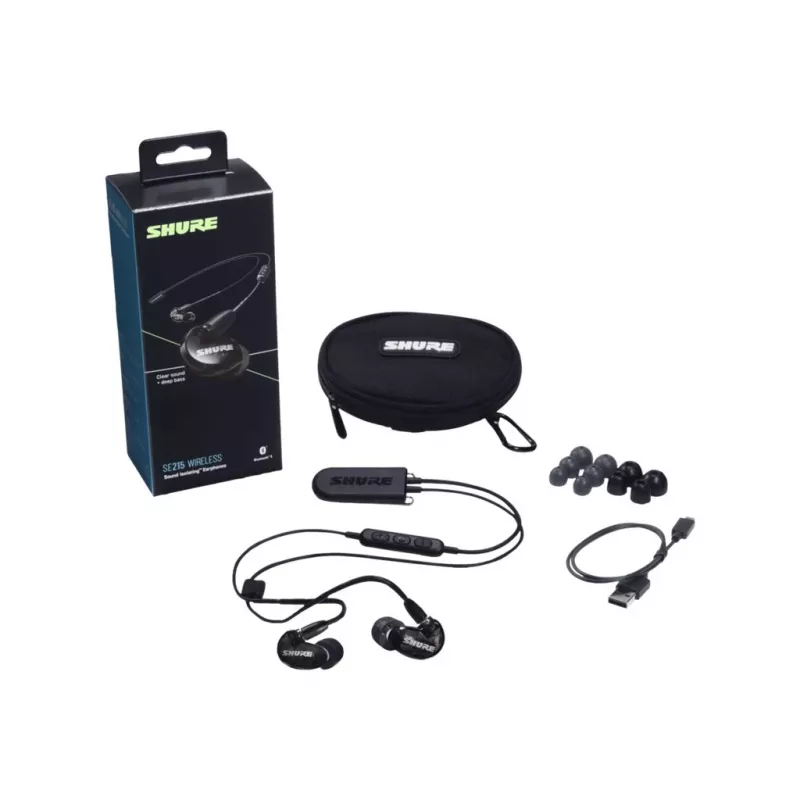 Shure SE215 oordopjes, zwart | Shure