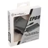 USB 3.1-C adapter SILVERSTONE SST-EP09C – USB-C-naar-USB-A-connectiviteit, zilveren afwerking