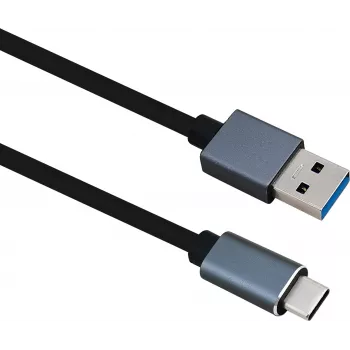 USB Type-A naar Type-C datakabel helos 288361, USB 3.1, lengte 2,0 m