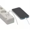 Brennenstuhl Bremounta stekkerdoos, 5 contacten + 2x USB-C, 3 m, wit