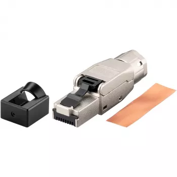 Goobay CAT 8.1 STP-afgeschermde, veldmonteerbare RJ45-stekker (61130)