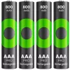 Batterijen R03/AAA NI-MH 800mAh blister 4 stuks PRO