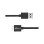 USB-kabel MediaRange MRCS240 — USB A naar Micro-USB B, USB 3.2 Gen 1 (3.1 Gen 1), 1,8 m, zwart