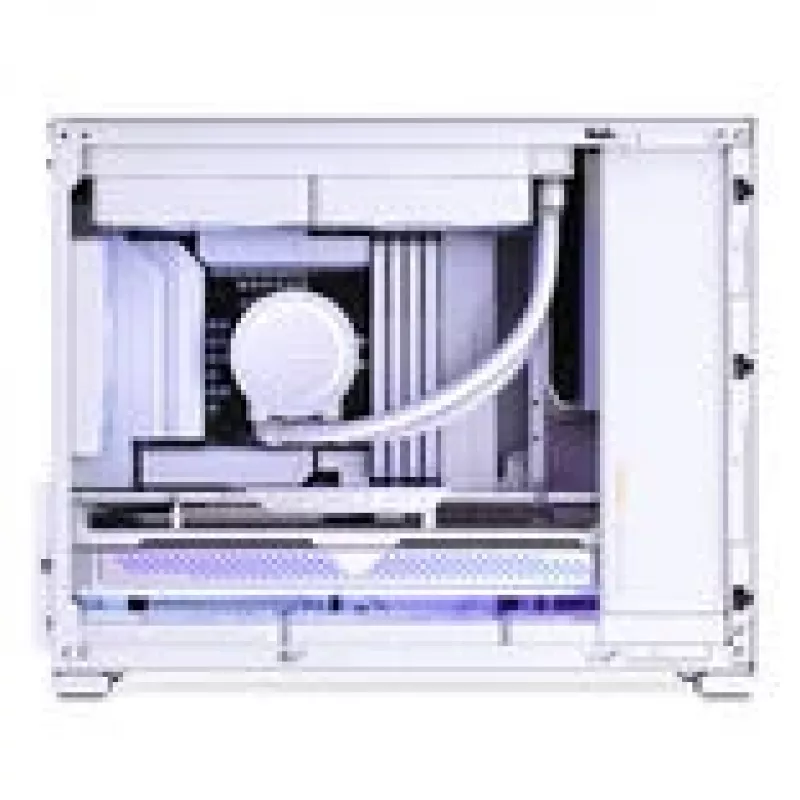 Jonsbo D32 STD pc-behuizing + TRYX PANORAMA SE complete vloeistofkoeling, ARGB - 240 mm, wit