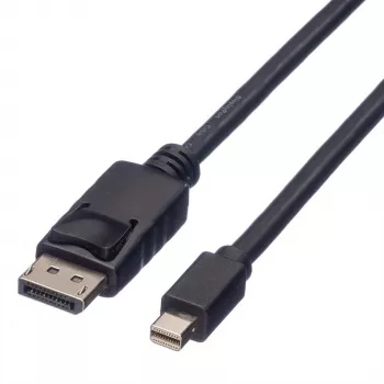 Roline DisplayPort-kabel, DP ST - Mini DP ST, zwart, 1,5 m (11.04.5638)