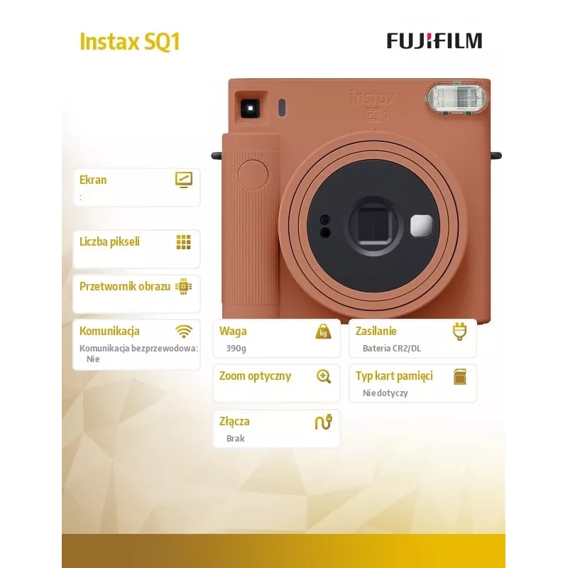 Fujifilm Instax Square SQ1 62 x 62 mm oranje