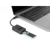 DeLOCK combo-converter voor M.2 NVMe PCIe SATA SSD USB Type-C 10 Gbit/s