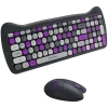 Draadloze toetsenbord- en muisset CANYON HSET-W6 Kitty Edition – paars